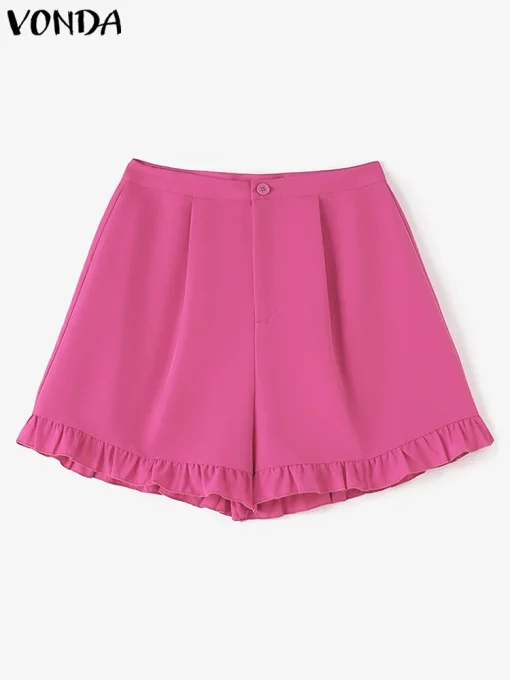 High Waist Ruffled Hot Shorts for Summer Style - Image 3