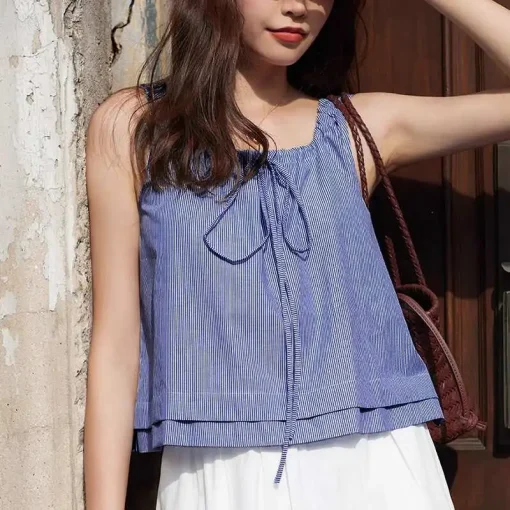 Fashionable Summer Stripe Tank Top for Women