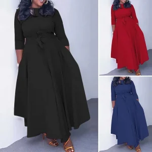 Plus Size Elegant A-Line Party Dress for Women
