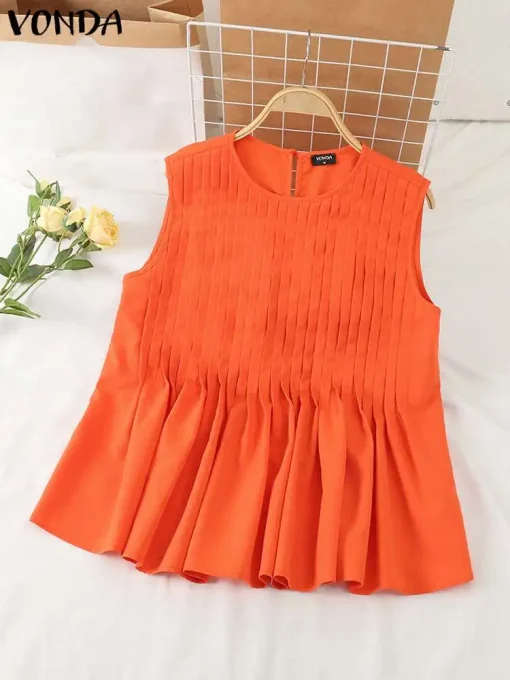 Elegant Sleeveless Summer Tank Tops for Women - Image 2