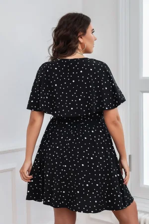Elegant Plus Size Long Floral Loose Evening Party Dress