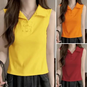 Elegant Sleeveless Bohemian Blouses for Summer Style