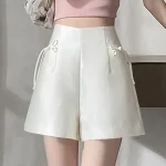 Elegant Satin Mini Shorts for Stylish Summer Parties