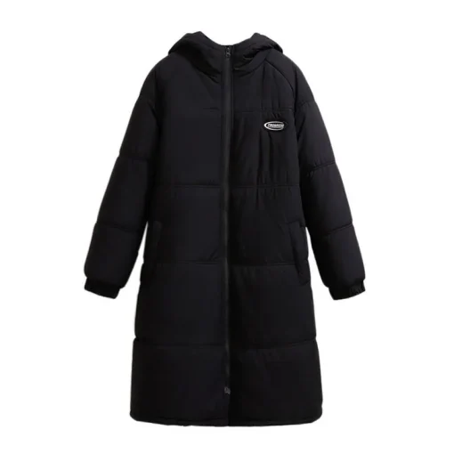 Plus Size Women's Loose Long Cotton-Padded Winter Jacket - Image 6