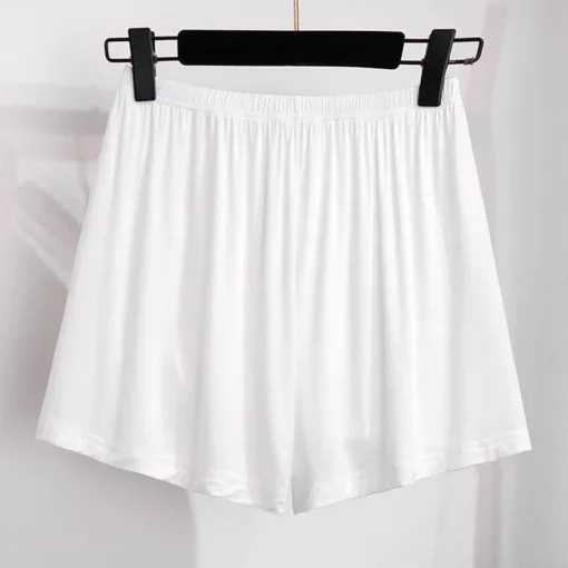 Plus Size Women's Summer Modal High Waist Safety Shorts - Image 3