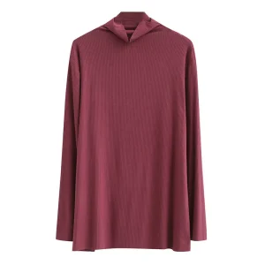 Plus Size Women's Spring Autumn Turtleneck Knitted Slim Top