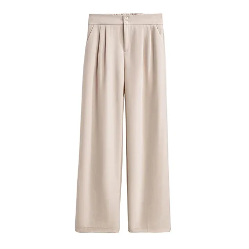 Plus Size Women's High-Waist Loose Business Pants - Image 5