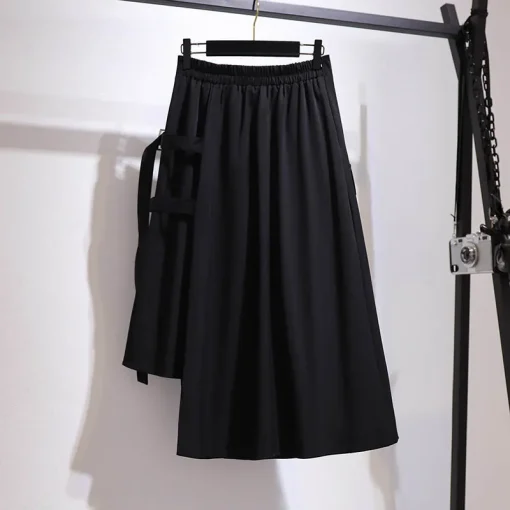 Plus Size Women's Summer Loose High Waist A-Line Skirt - Image 3