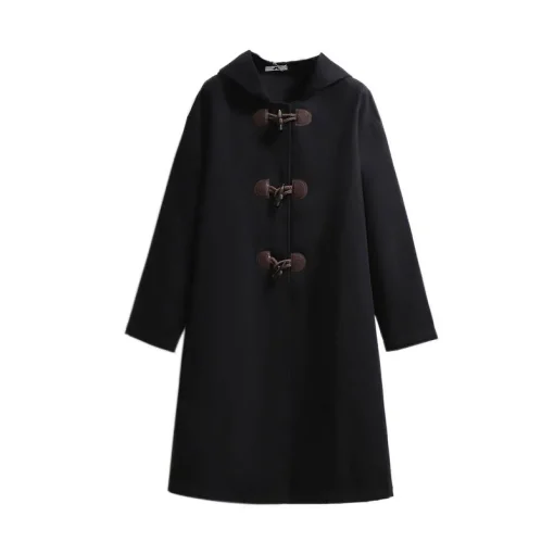 Plus Size Women's Autumn Winter Double-Sided Woolen Coat - Image 5