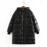 Plus Size Women’s Winter Parka Loose Hooded Cotton-Padded Coat