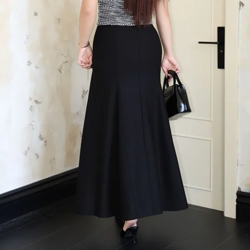 Plus Size Long Fishtail Mermaid Skirt for Women - Image 3