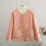 Plus Size Women’s Fleece-Lined Cotton-Padded Winter Parka Coat
