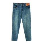 Plus Size High Waist Stretch Denim Harem Pants for Women