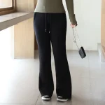 Women's Retro Stretch Slim Flare Pants, Plus Size