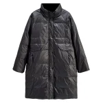Plus Size Women Winter Down Coat Thick Stand Collar Jacket