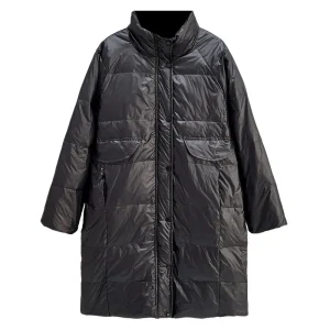 Plus Size Women Winter Down Coat Thick Stand Collar Jacket