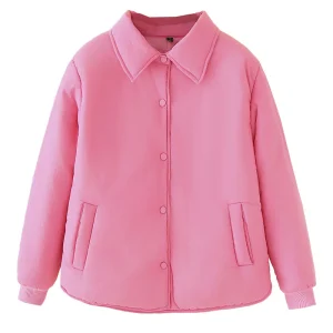 Plus Size Women’s Autumn Winter Loose Fashion Cotton-padded Parka