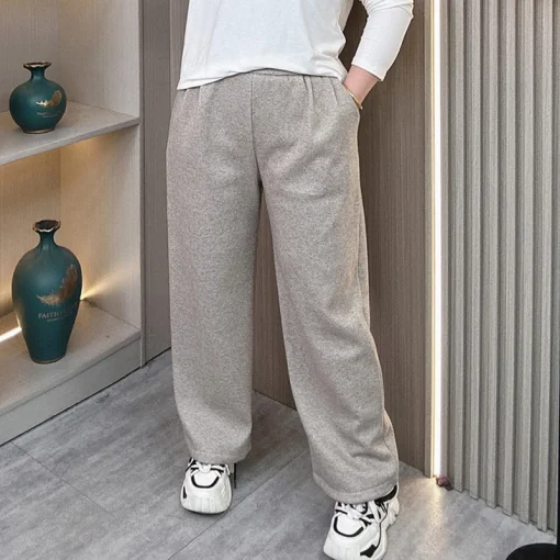 Plus Size Women’s Harem Pants, High Waist Fleece-Lined - Image 4