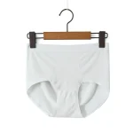 3pcs Large Size Silkworm Silk High Waist Seamless Briefs