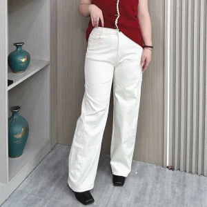Plus Size Women’s Wide Leg Stretched Casual Fall Jeans