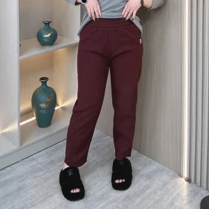 Plus Size Women's Fleece-lined High-Waisted Smiling Face Harem Pants
