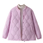 Plus Size Women’s Cotton-Padded Casual Parka Coat