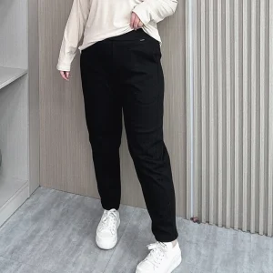 lus Size Elastic Waist Harem Pants for Women Autumn