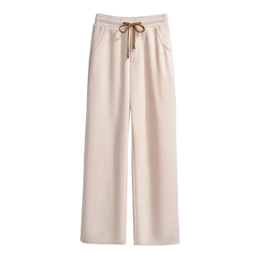 Plus Size Loose Straight Leg Casual Pants for Women - Image 6