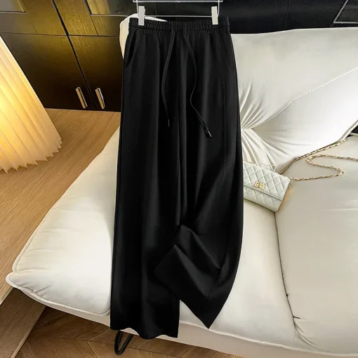 Plus Size Women's Loose High Waist Casual Pants - Image 3