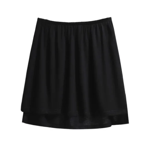 Plus Size Women's Loose Elastic Waist Fart Curtain Skirt - Image 6