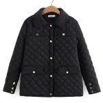 Plus Size Women’s Loose Fit Padded Winter Parka Jacket