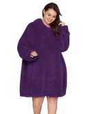 Oversized Sherpa Hoodie Blanket Pullover for Women