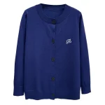 Plus Size Embroidered Cardigan Sweater for Early Spring