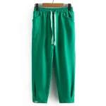 Plus Size Women’s High Waist Harem Pants with Drawstring