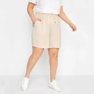Plus Size Elastic Drawstring Waist Casual Summer Sports Shorts