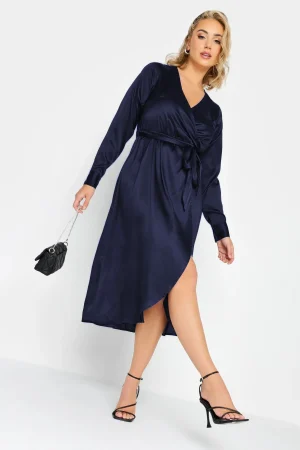 Plus Size Autumn V-Neck Long Sleeve High-End Dress