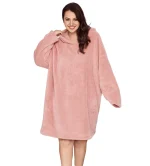 Women's Oversized Sherpa Hoodie Blanket Soft and Cozy
