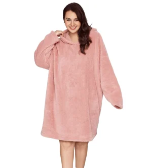 Women's Oversized Sherpa Hoodie Blanket Soft and Cozy