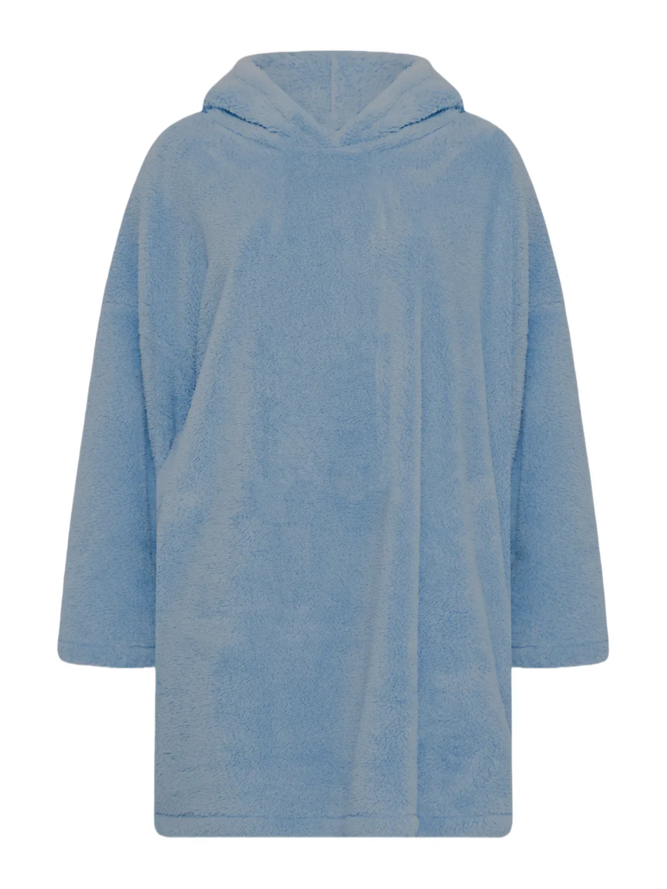 Oversized Soft Sherpa Hoodie Blanket Pullover for Women - Image 3