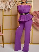 Sexy Off-Shoulder Backless Jumpsuit for Women
