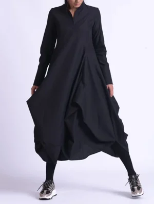 Women’s Casual Asymmetric A-Line Dress