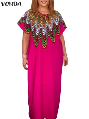 Bohemian Printed Summer Dress