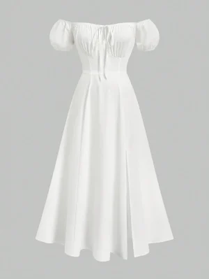 Plus Size Strapless Summer Maxi Dress