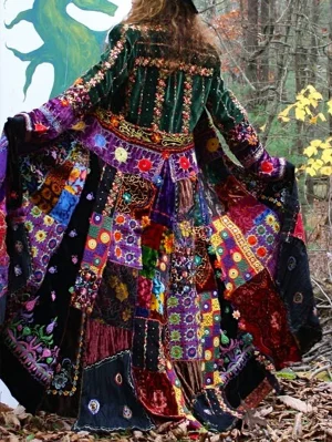 Velvet Floral Pleated Dress – Women