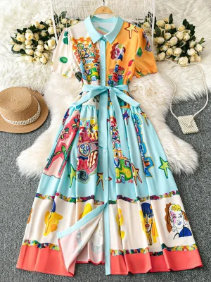 Plus Size Woven Casual Dress