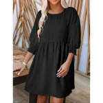 Plus Size A-Line Mini Dress