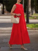 Plus Size 5XL Sleeveless Summer Dress