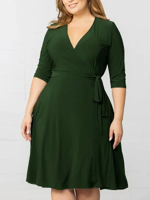 Plus Size Casual Flowy Dress