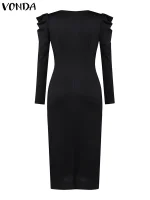 Women’s Elegant Long Sleeve Party Dress