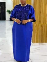 Women's African Boubou Kaftan Dress